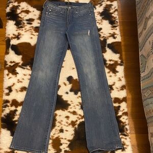 7 For All Mankind Flare Jeans in Classic Blue